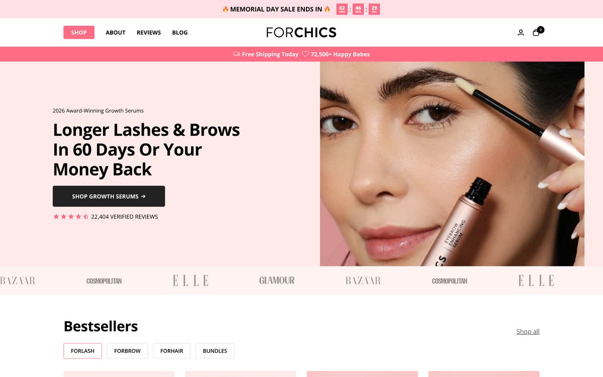 Webseite von forchics